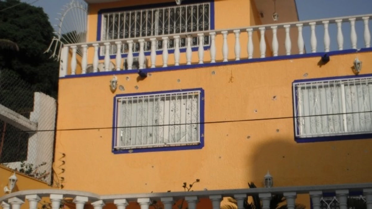 Casa atacada en Acapulco