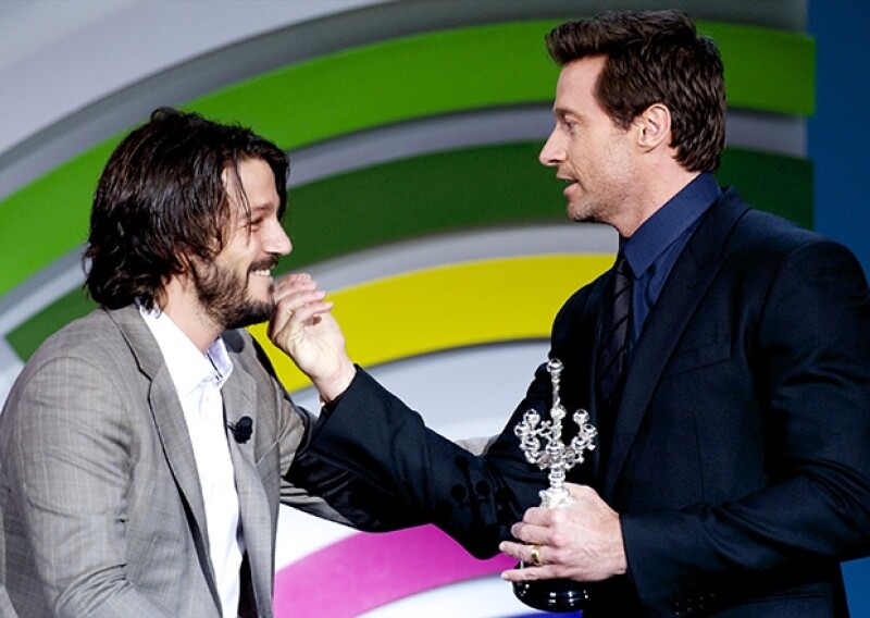 Diego Luna entregó este viernes al actor australiano un premio después de haber sido la figura más ovacionada del Festival de Cine de San Sebastián.