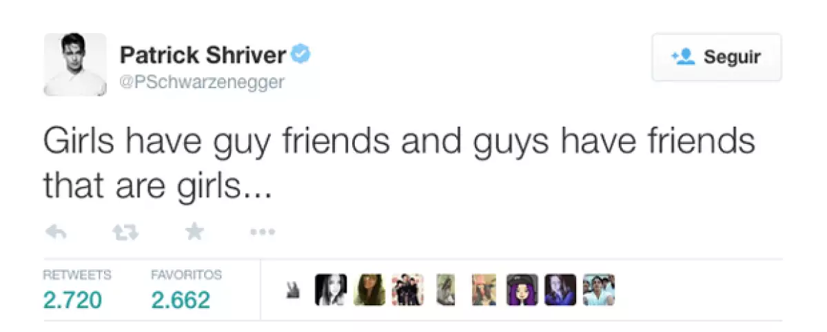 Esta fue otra de las declaraciones que dio en su cuenta de Twitter.