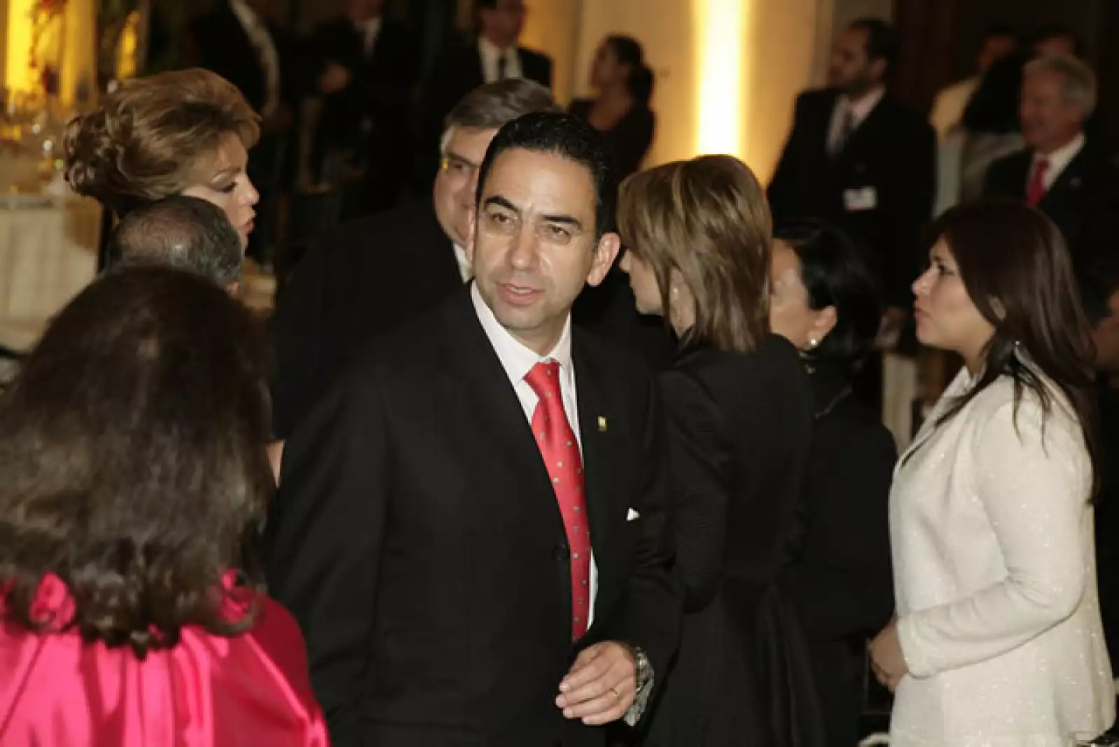 Cena Sarkozy en Palacio Nacional