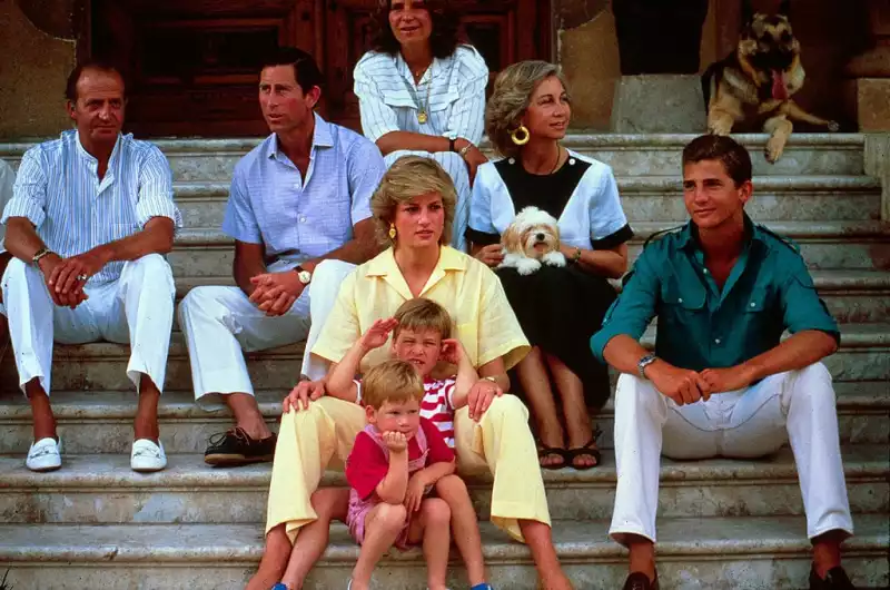 Familia real británica y la familia real de España