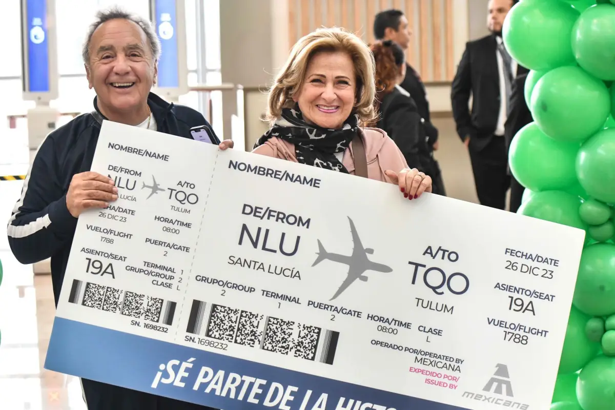 Pasajeros de Mexicana de Aviación.