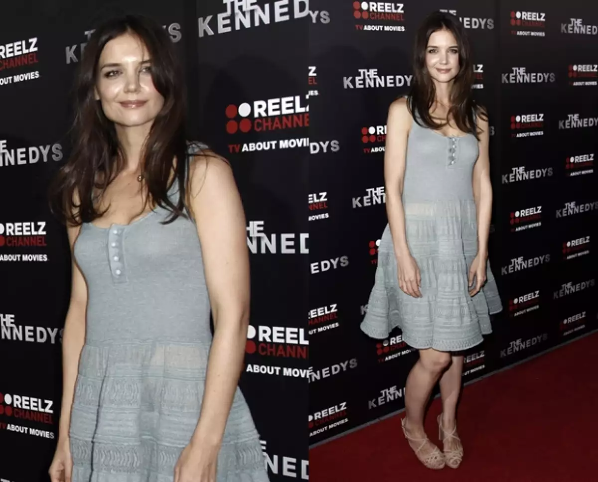 Katie Holmes en Ralph Lauren.