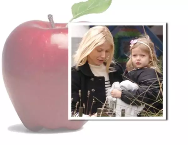 Apple, la hija de Gwyneth Paltrow, nació el 14 de mayo de 2004.