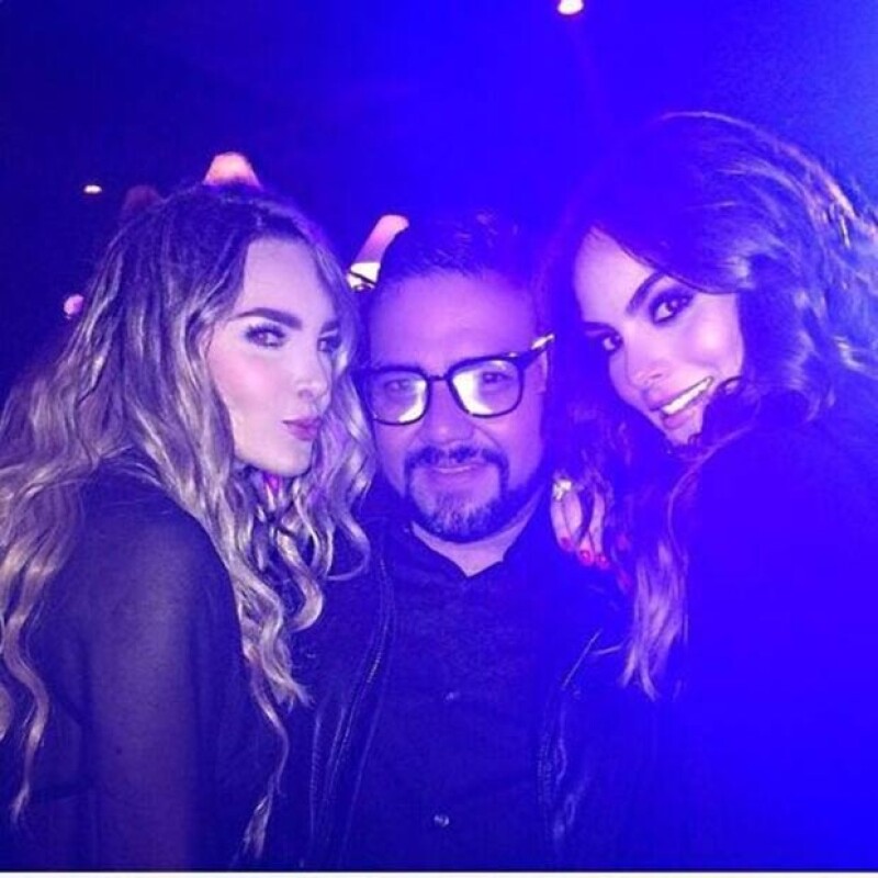Belinda contó con el apoyo de sus amigos Ximena Navarrete y el diseñador Benito Santos. .