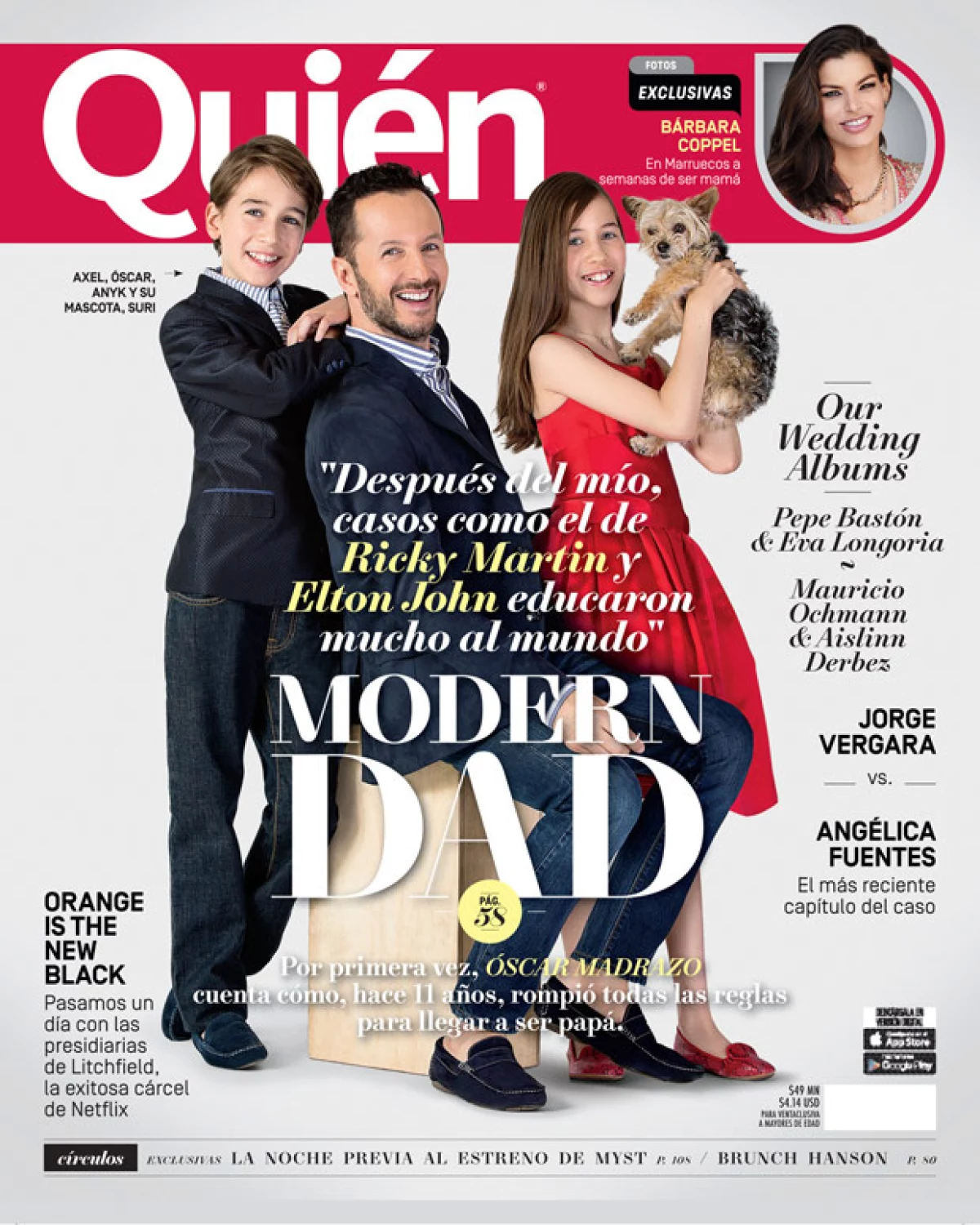 Hace 11 años que el fundador de Contempo Models quiso probar la paternidad, estuvimos en el bautizo de Axel y Anyk en ese entonces y hoy así han crecido. En exclusiva para Quién® posaron juntos.