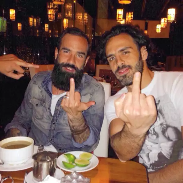 Jorge y Pepe Díaz publicaron juntos esta imagen en la cuenta de Instagram del empresario.