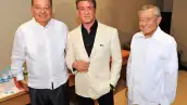 Carlos Slim Helú, Sylvester Stallone, Miguel Alemán