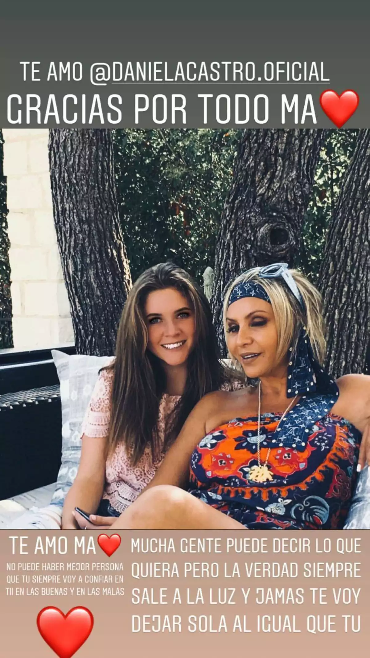 Mensaje hija Daniela 