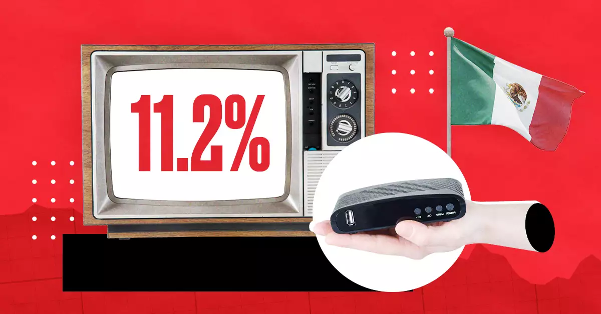 Uno de cada 10 mexicanos aún ve contenidos en televisiones análogas