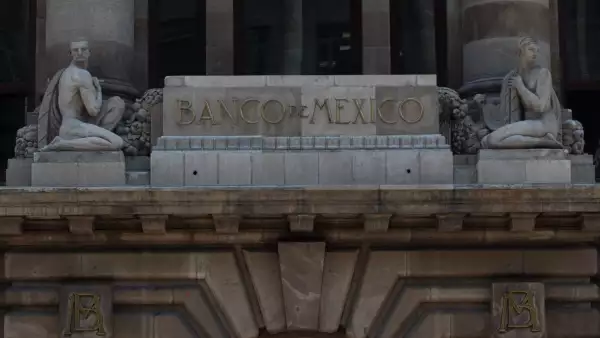 Fachada del Banco de México en CDMX.