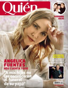 Angélica Fuentes en portada de Quién