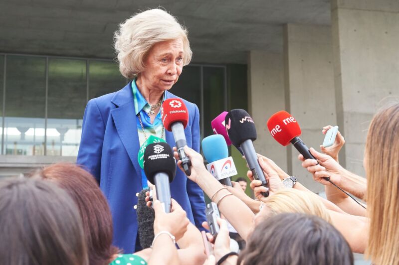 Personalities Visit King Juan Carlos At Hospital