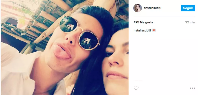 Natália Subtil y Sergio Mayer Mori