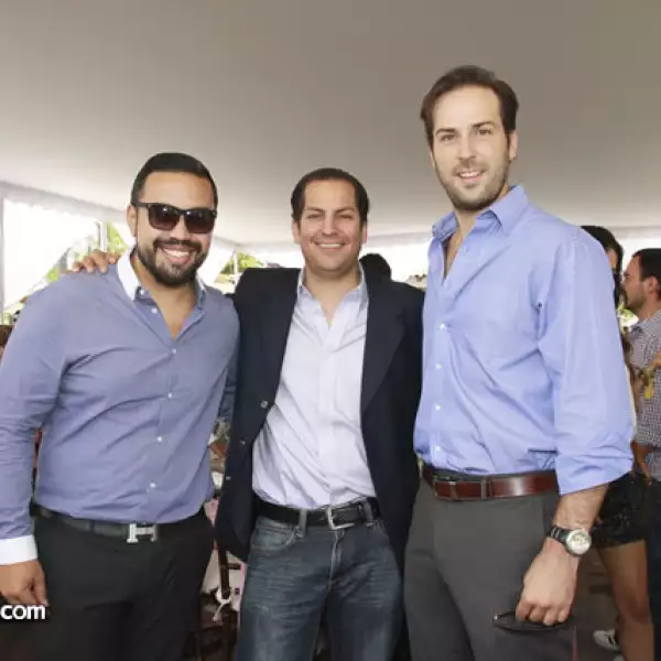 Jesús Tavera, Xavier Valencia y Juan Pablo García Rulfo