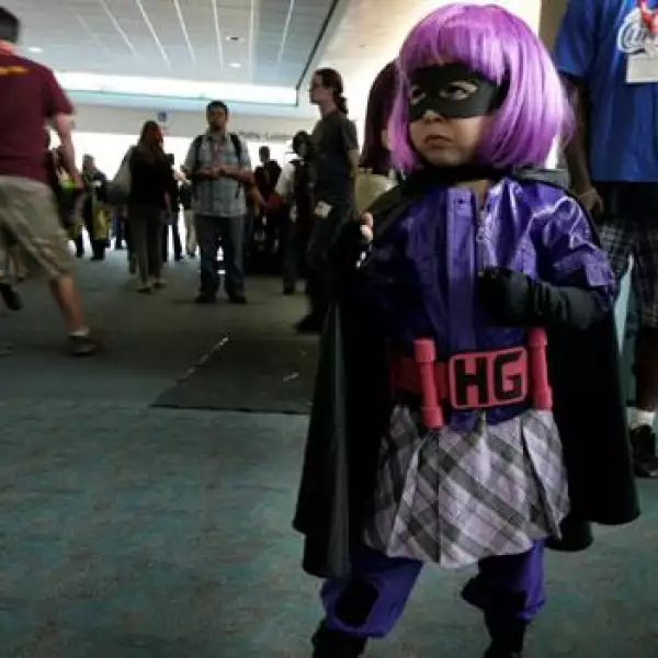 Una niña heroina del Comic-Com