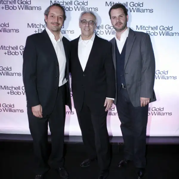 Carlos Moguel, Mitchell Gold y Mauricio Barrante