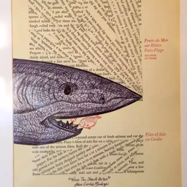 When the Shark bites (Obra de Juan Carlos Mendoza)