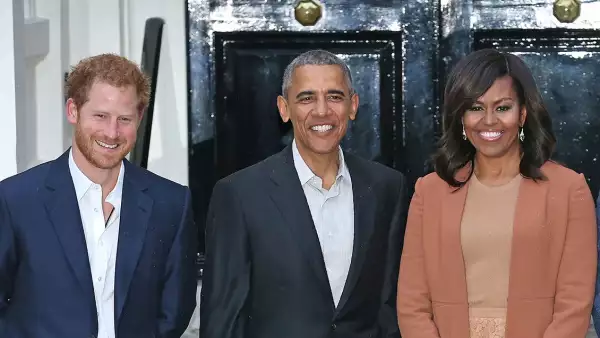 El príncipe Harry con Barack y Michell Obama