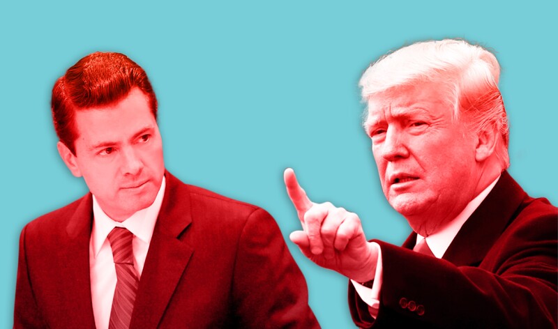Peña y Trump