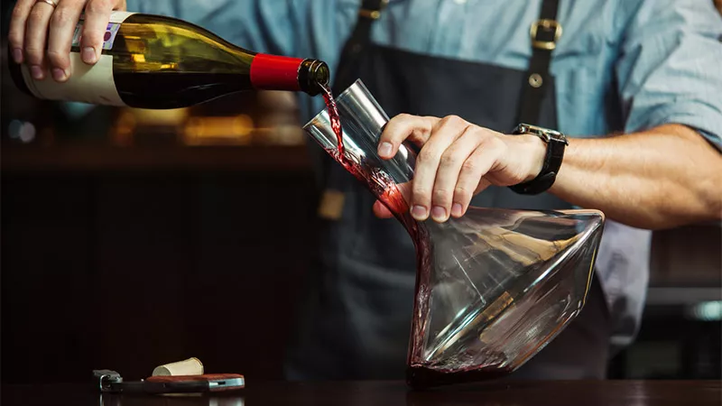 Decantador de vino