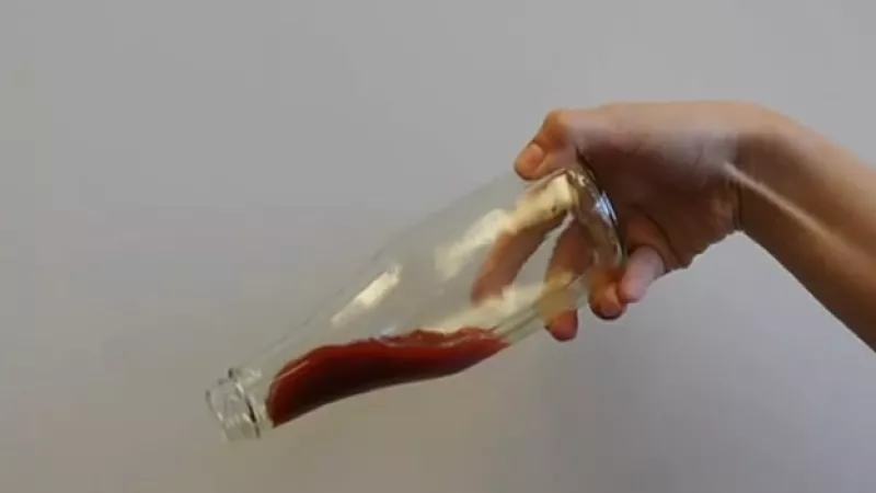  botella 'resbaladiza' de catsup