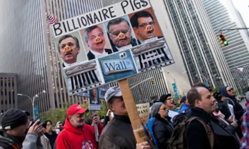 La protesta Ocupemos Wall Street en Nueva York dijo que ha gastado poco más de 50,000 dólares durante las primeras cinco semanas del movimiento. (Foto: Reuters)