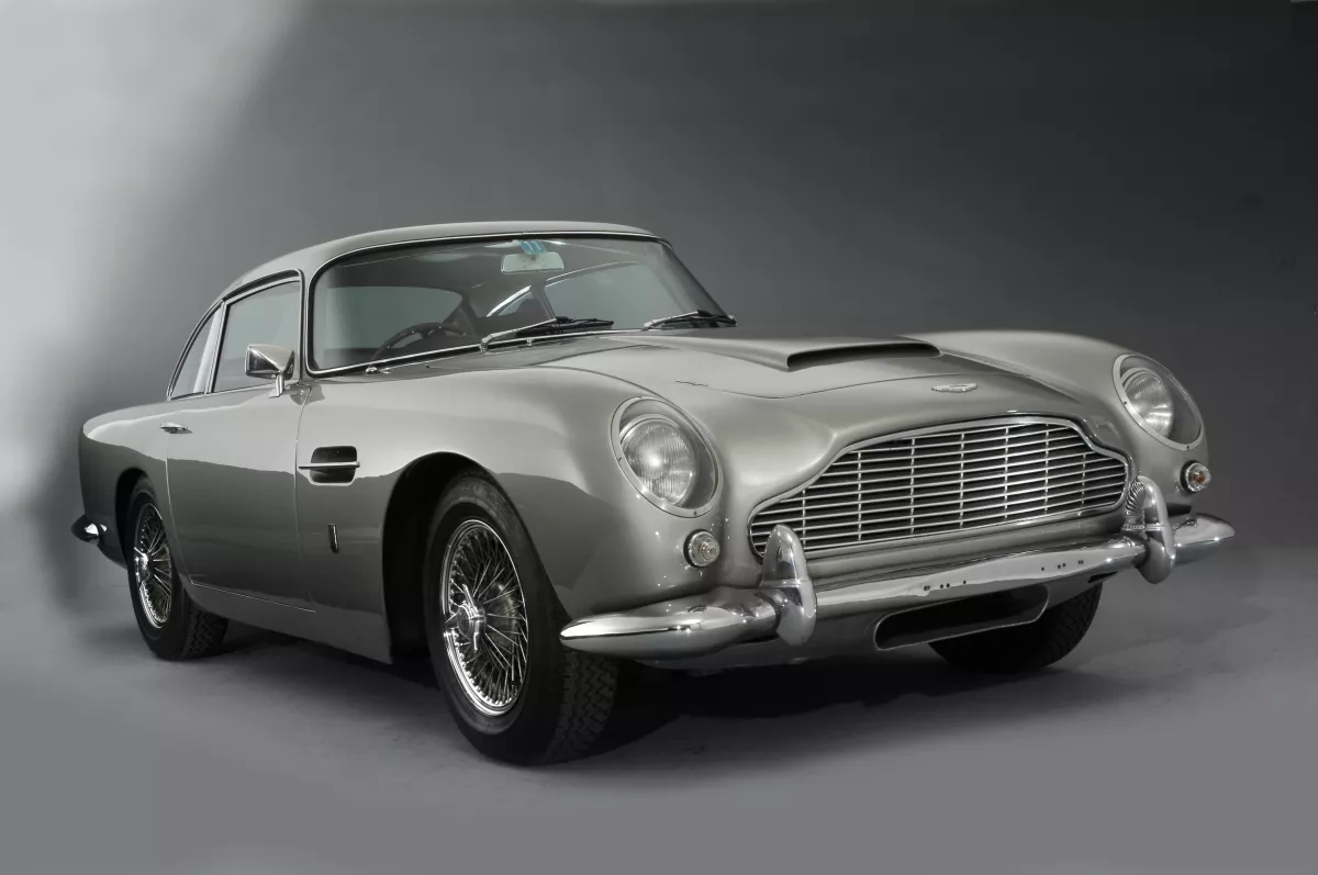 Aston Martin DB5 photoshoot