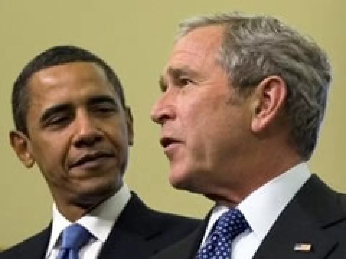 Barack Obama y George W. Bush afinan detalles para concluir el traspaso de gobierno. (Foto: AP)