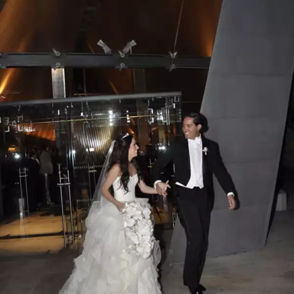 Los novios Samuel y María Fernanda