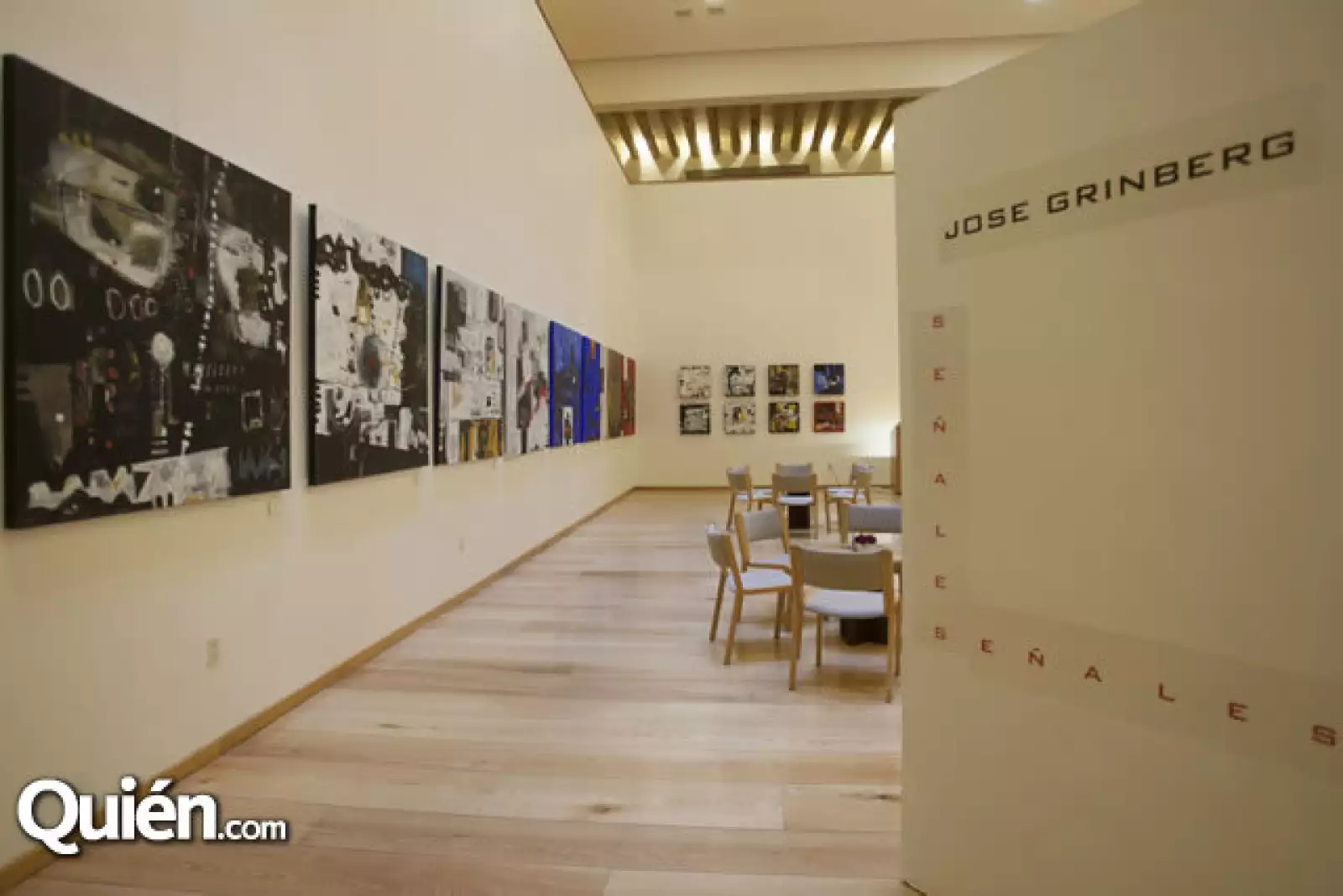 Así lució la entrada de la exposición