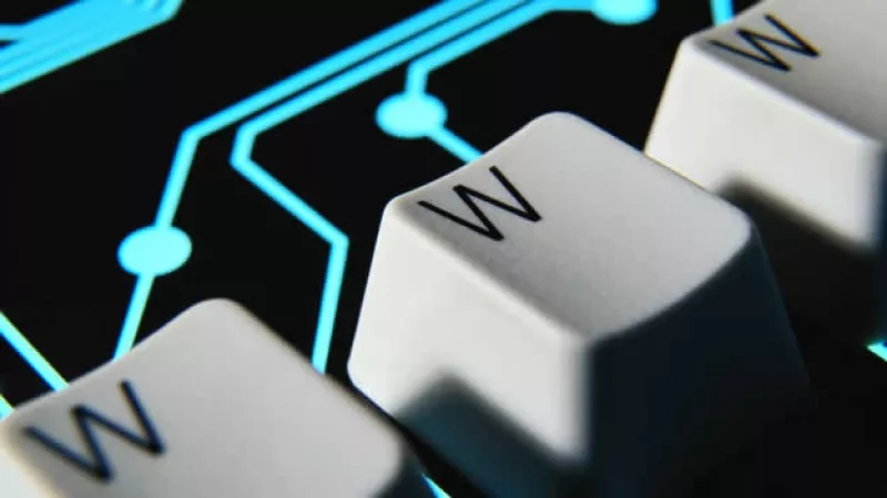 pantalla de internet