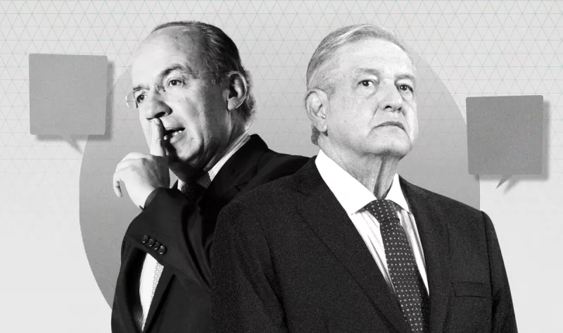 Felipe Calderón y López Obrador