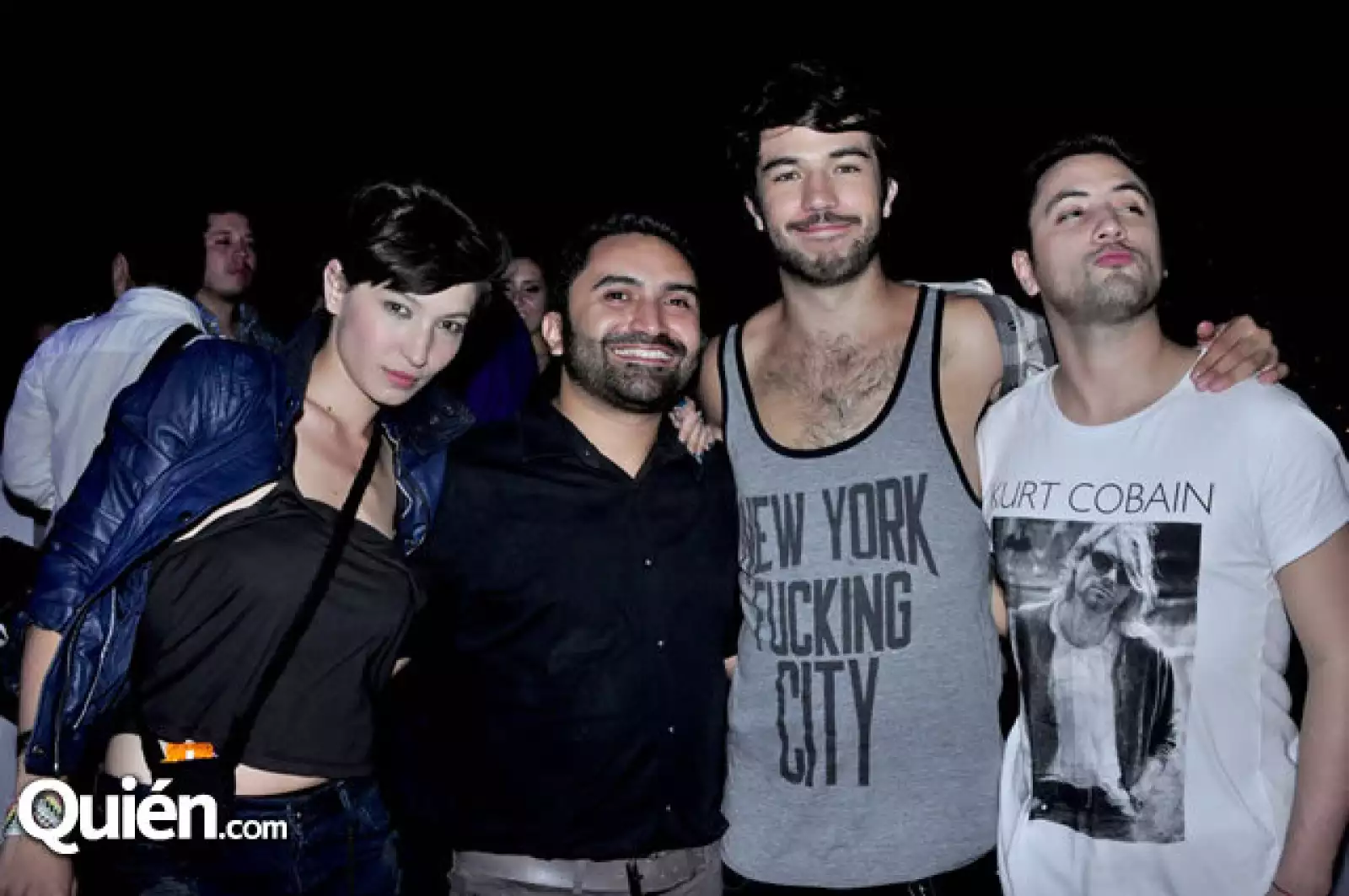 Mikki Lusardi, Fernando Carrillo, Diego Alfaro y Gabo Ramos