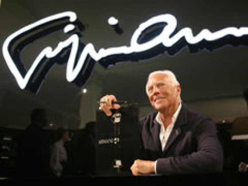 Armani presentó su línea de ropa el domingo pasado. (Foto: AP)
