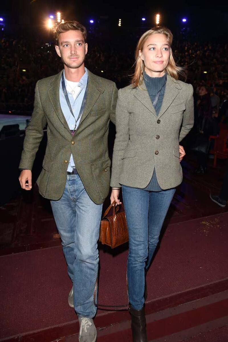 En octubre pasado, Beatrice y Pierre asistieron a Milán Fashion Week.