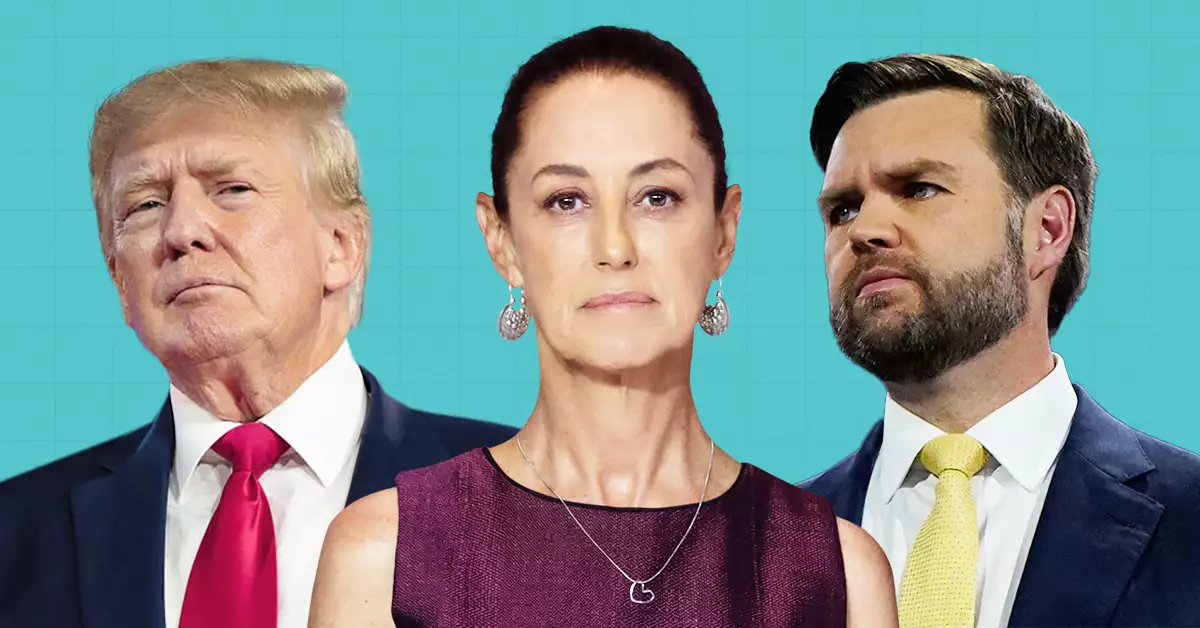 Trump y Vance contra Sheinbaum