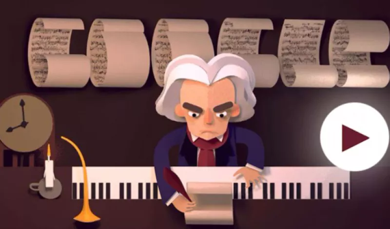 El ‘doodle’ interactivo presenta rompecabezas junto con pasajes de la vida del compositor, considerado un genio de la música clásica, poniendo a prueba tu memoria.
