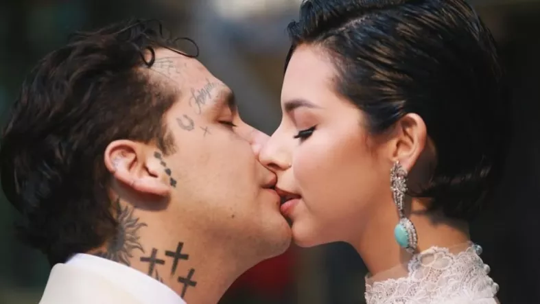 Christian Nodal y Ángela Aguilar
