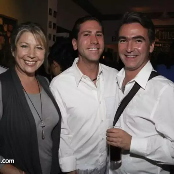 Patricia de los Ríos,José Asquenazi y David Lara