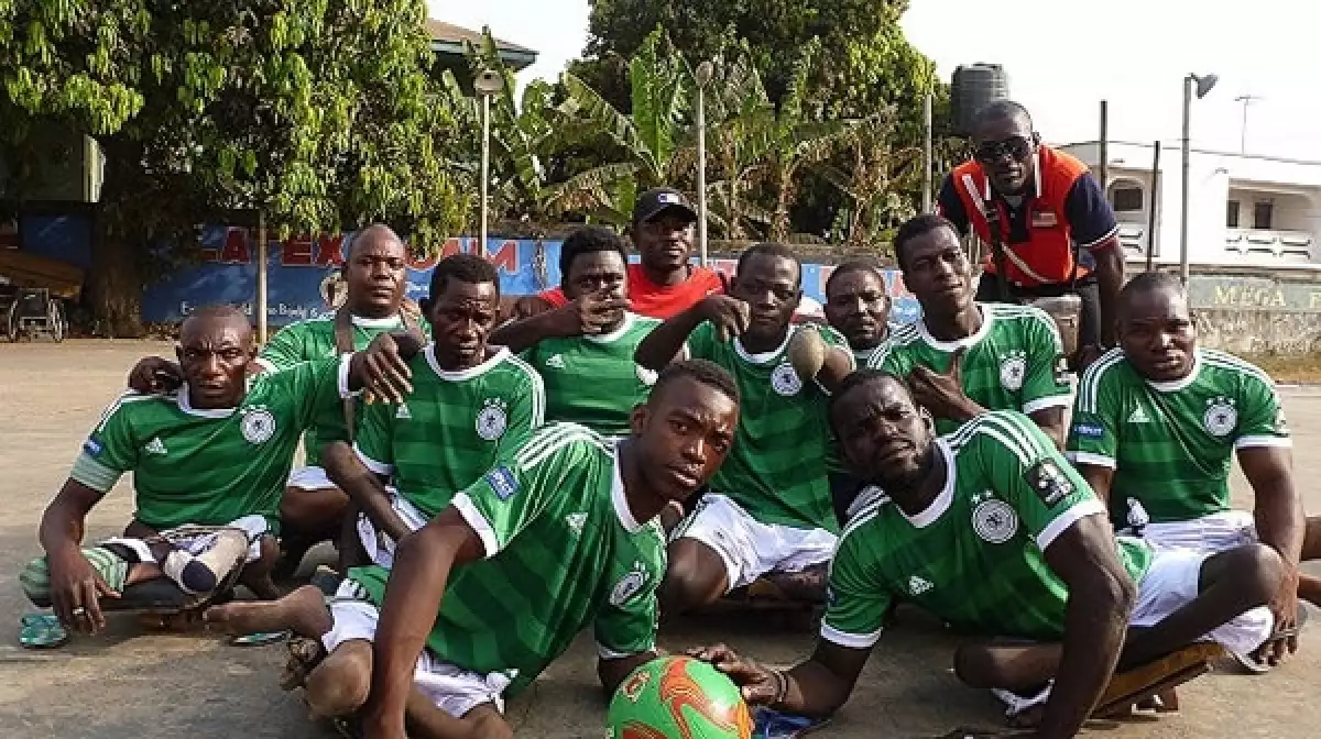 jugadores con polio ghana