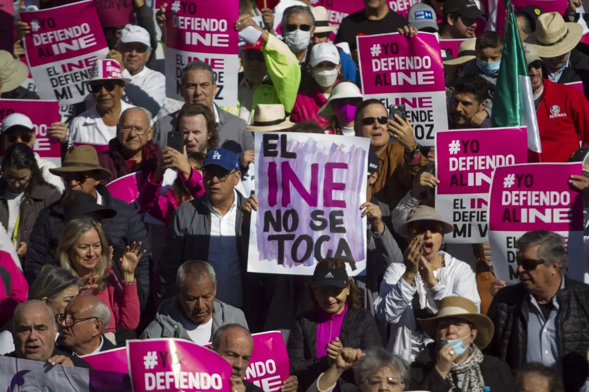 marcha del INE