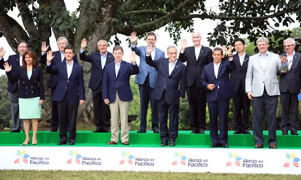La Alianza del Pacífico se concibió en abril de 2011 para construir un área de integración entre México, Colombia, Chile y Perú. (Foto: Notimex)