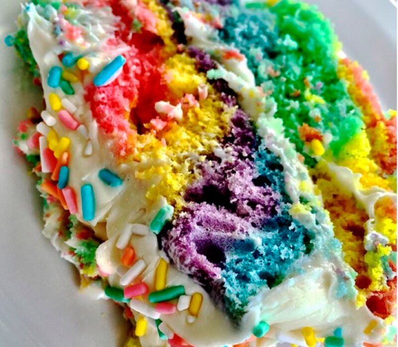La cantante dijo que este pastel que le hicieron sus hijos ha sido el mejor regalo de cumpleaños que ha recibido.