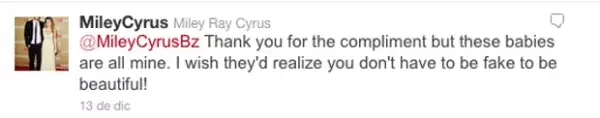 Este fue el mensaje que publicó Cyrus en su Twitter.