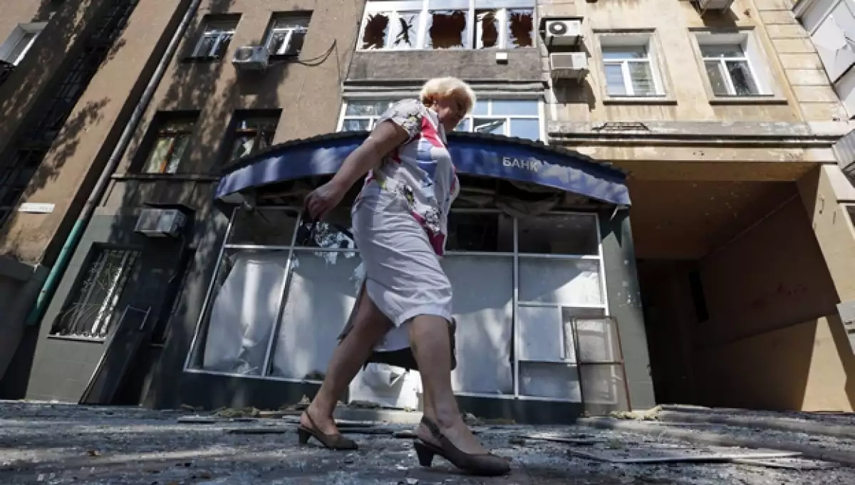 Donetsk daños bombardeo