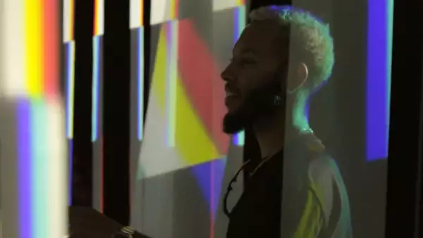 Instalación inmersiva Glitche_02 en Antea, Querétaro