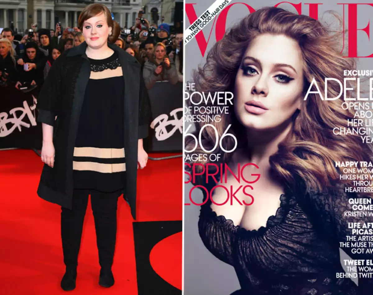 La cantante Adele ha sorprendido con un notorio cambio en su peso, el cual dijo alcanzó movida por su salud.