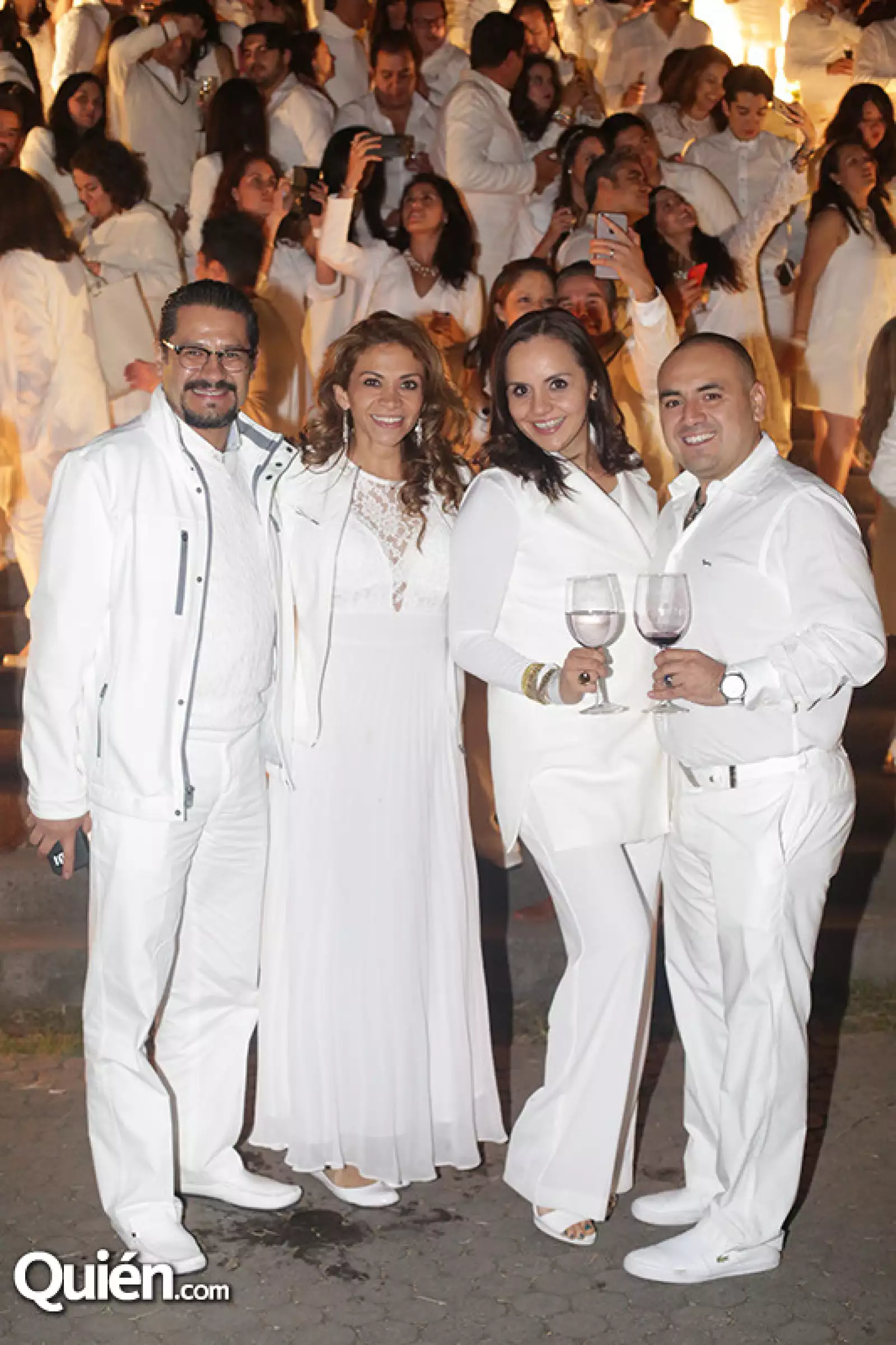 Pepe Aldana,Geo Loredo,Lili Morales y Jorge Medina