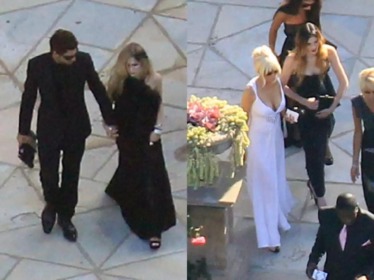 Entre los invitados estuvieron Avril Lavigne y Lindsay Lohan.
